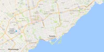 Térkép Downsview kerületi Toronto