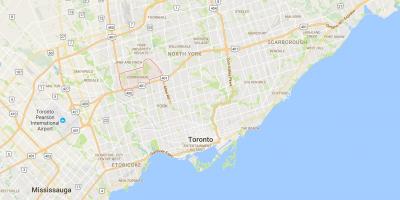 Térkép Downsview kerületi Toronto