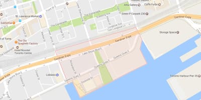 Térkép East Naples környéken Toronto