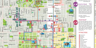 Térkép Eco taxi kirándulások Toronto