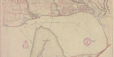 Térkép a föld York-Toronto 1787-1884