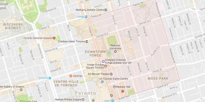 Térkép Kert Kerületi Toronto City