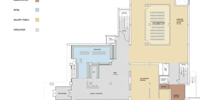 Térkép Gardiner Múzeum első emelet