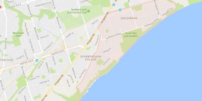 Térkép Guildwood környéken Toronto