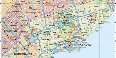 Térkép Gyorsforgalmi Toronto