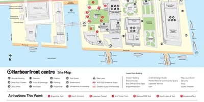 Térkép Harbourfront centre parkoló