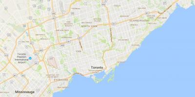 Térkép Hercegnő Kertek kerületi Toronto