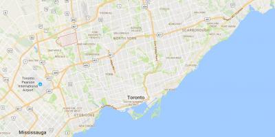 Térkép Humber Csúcstalálkozó kerületi Toronto