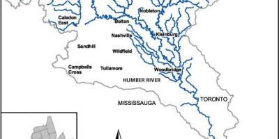 Térkép Humber folyó