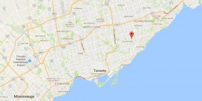 Térkép Ionview kerületi Toronto