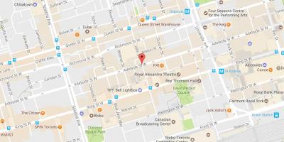 Térkép John street, Toronto