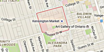 Térkép Kensington Market