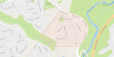 Térkép Kormányzó Híd szomszédságában Toronto