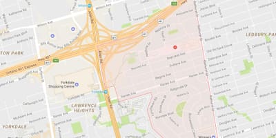 Térkép Lawrence Kastély szomszédságában Toronto