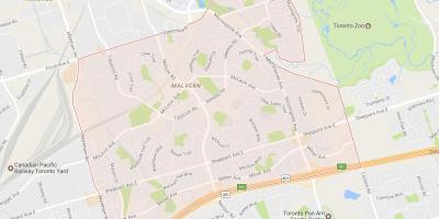 Térkép Malvern környéken Toronto