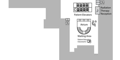 Térkép Margaret Hercegnő Cancer Centre Toronto 1. emelet Alatt, (B1)