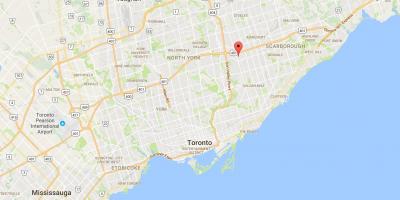 Térkép Maryvale kerületi Toronto