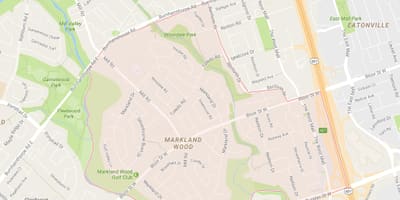 Térkép Megnézni Fa a környéken Toronto