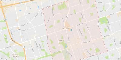 Térkép Milliken környéken Toronto