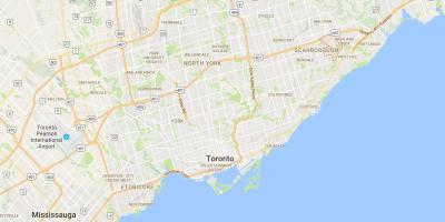Térkép Morningside kerületi Toronto