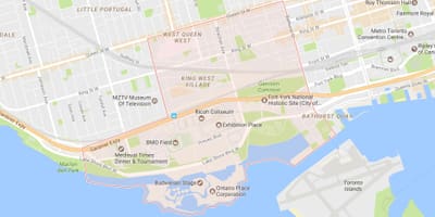 Térkép Niagara környéken Toronto