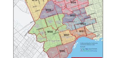 Térkép nyugat-Toronto