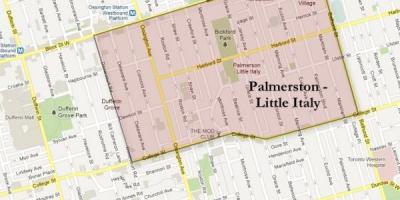 Térkép Palmerston little Italy-Toronto