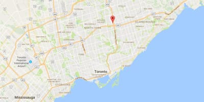 Térkép Parkway Erdő kerületi Toronto