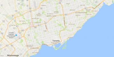 Térkép Pelmo Park – Humberlea kerületi Toronto