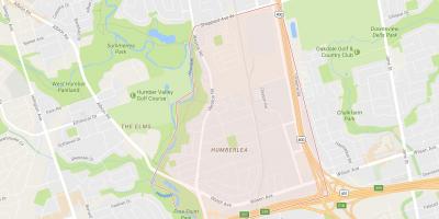 Térkép Pelmo Park – Humberlea környéken Toronto