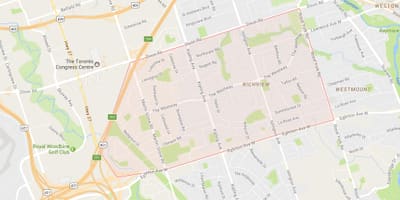Térkép Richview környéken Toronto
