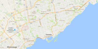 Térkép Richview kerületi Toronto