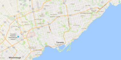 Térkép Richview kerületi Toronto