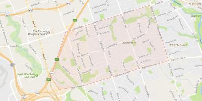 Térkép Richview környéken Toronto