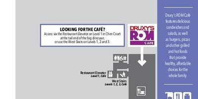 Térkép Royal Ontario Museum café szint