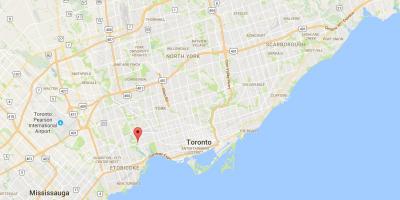 Térkép a Régi Malom kerületi Toronto