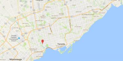 Térkép a Régi Malom szomszédságában Toronto