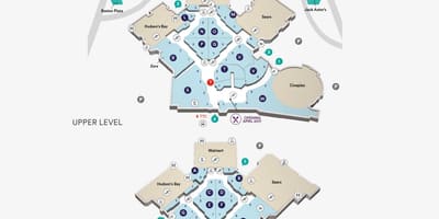 Térkép Scarborough városközpontjától