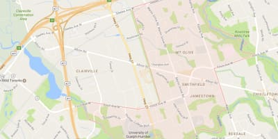 Térkép Smithfield környék környék Toronto