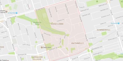 Térkép South Hill szomszédságában Toronto