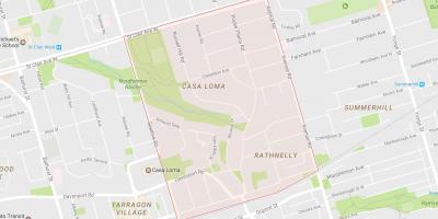 Térkép South Hill szomszédságában Toronto