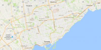 Térkép Steele kerületi Toronto