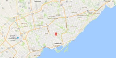 Térkép Summerhill kerületi Toronto