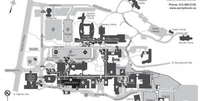 Térkép Sunnybrook egészségtudományi központ - SHSC