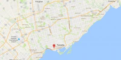 Térkép Szabadság Falu kerületi Toronto