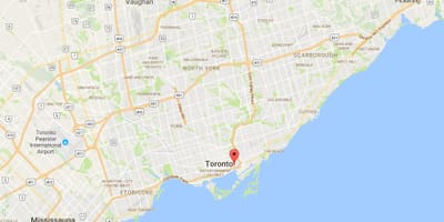 Térkép Szeszfőzde Kerületben Toronto
