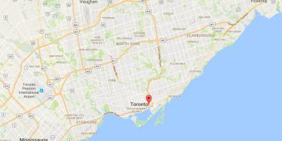 Térkép Szeszfőzde Kerületben Toronto