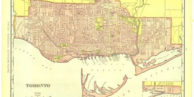 Térkép történelmi Toronto