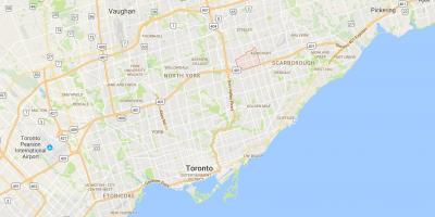 Térkép Tam O'Shanter – Sullivandistrict Toronto