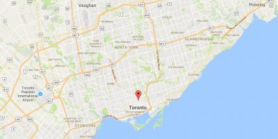 Térkép Egyház Wellesley kerületi Toronto